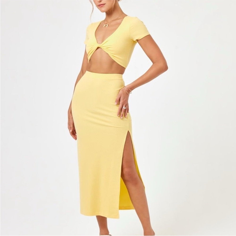 L*Space Isla Crop and Skirt Set - New - S